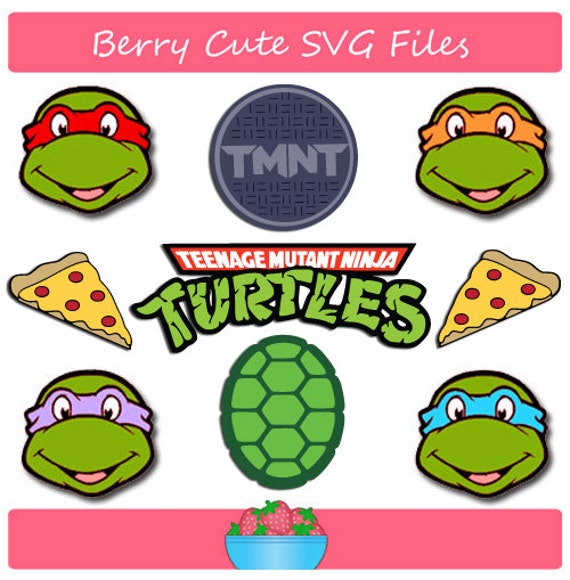 Download Teenage Mutant Ninja Turtles Faces and Extras Svg File