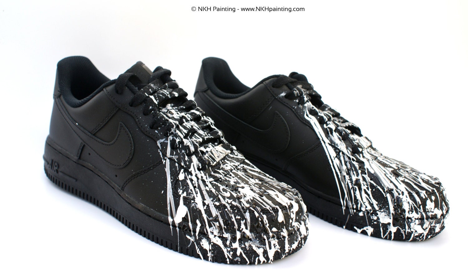 nike air force 1 mens low black