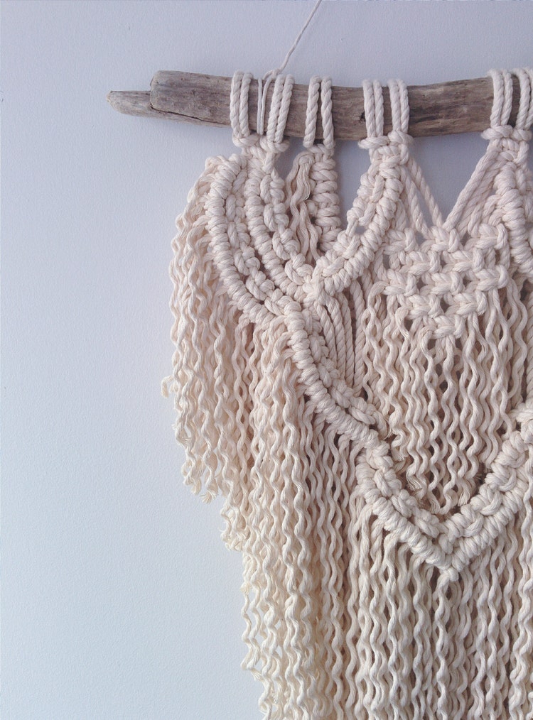 Driftwood Macrame Wall Hanging by IsabelsDesignStudio on Etsy