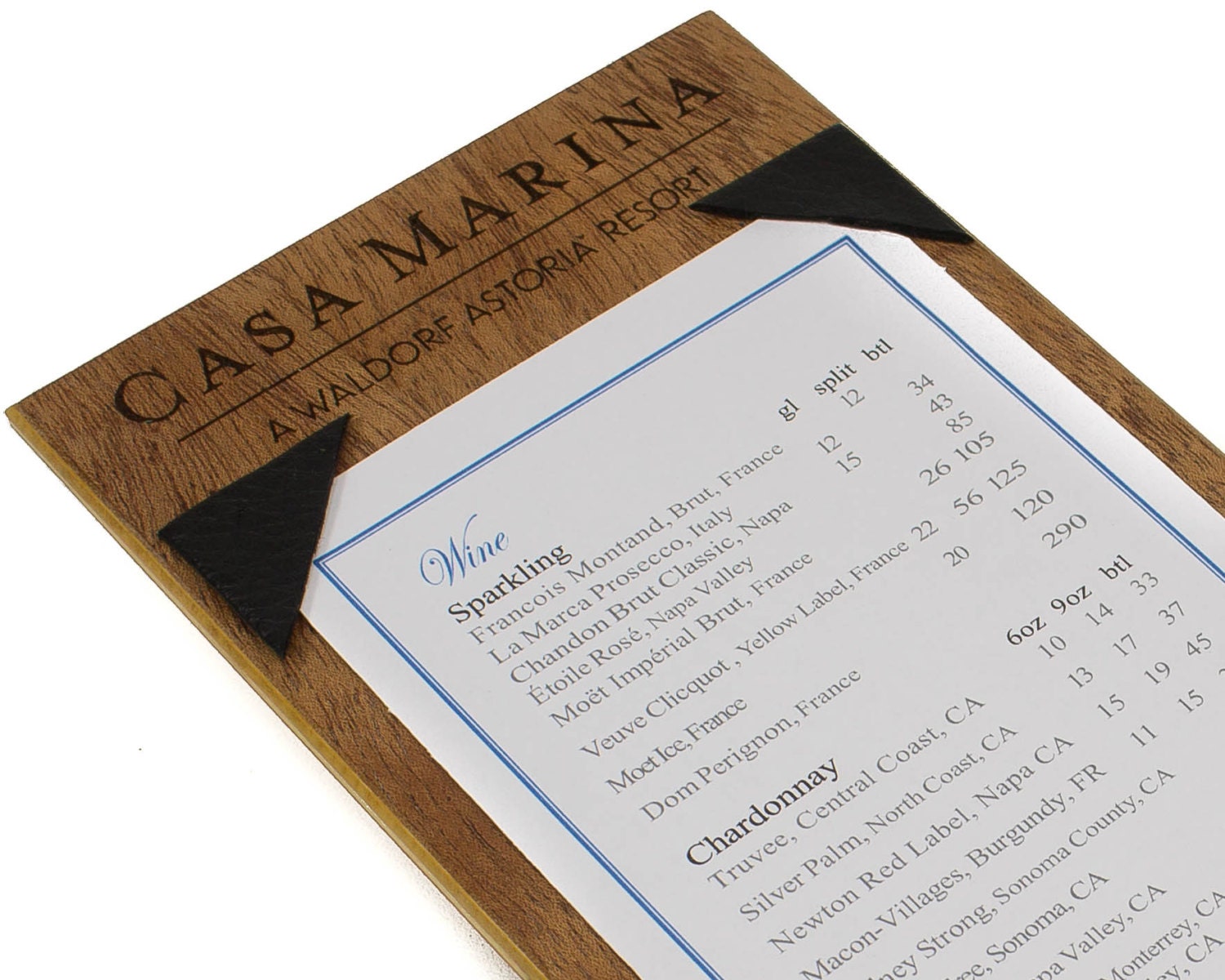 Custom Wood Menu Board With Your Laser Engraved Logo And Menu