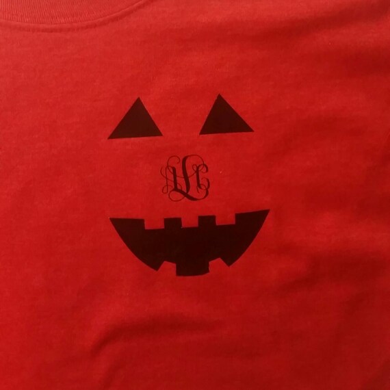 monogram pumpkin shirt