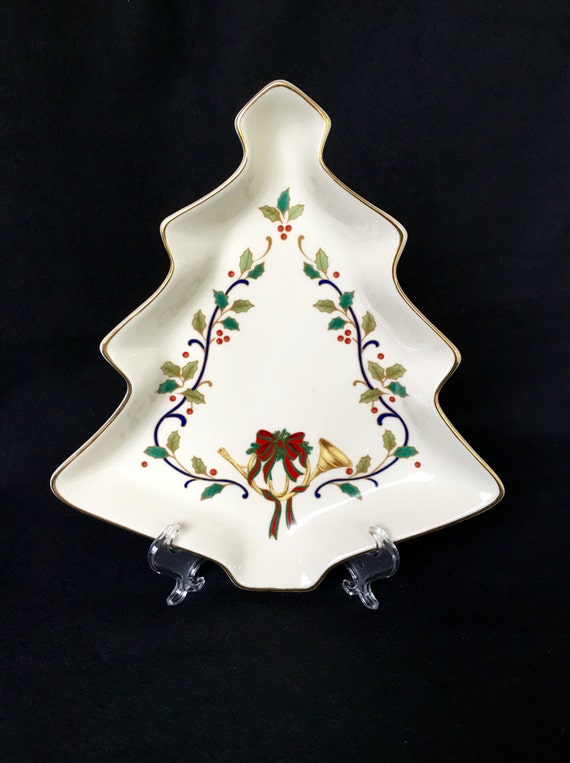 Mikasa Holiday Elegance 8 Porcelain Christmas Tree Candy