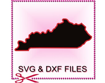 Kentucky SVG Files for Cutting State Cricut Designs - SVG Files for Silhouette - Instant Download