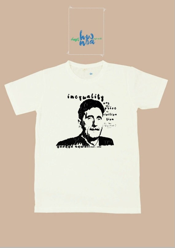 george orwell t shirt smlxl george orwell t shirt smlxl
