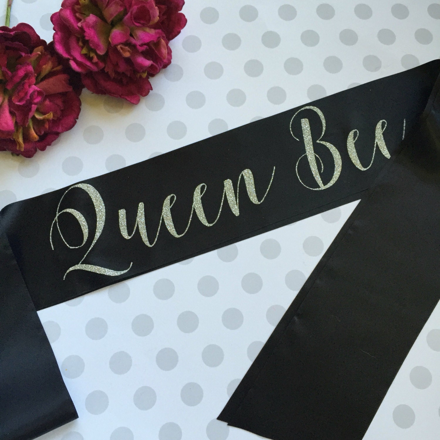 Queen Bee Queen Bee Sash Baby Shower Decor Baby Shower