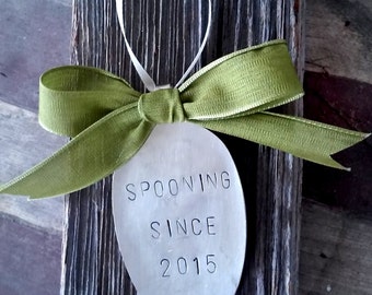 Spooning Since... Couple's Christmas Ornament
