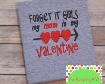 Embroidered Valentine Shirt, Boy Valentine Shirt, Girl Valentine Shirt, Heart, Valentine