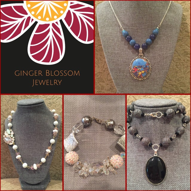 Handmade jewelry that makes a statement by gingerblossomjewelry