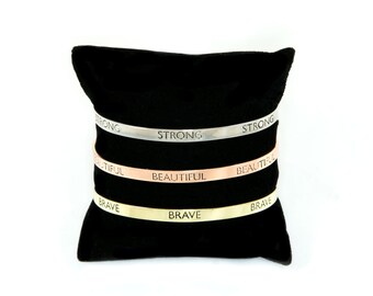 Metallic Inspirational Bangles