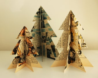 Trees of paper (Christmas)