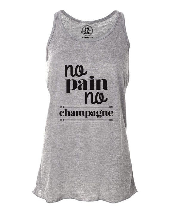no pain no champagne shirt