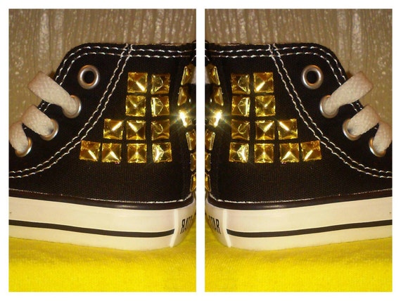 Studded little boys converse
