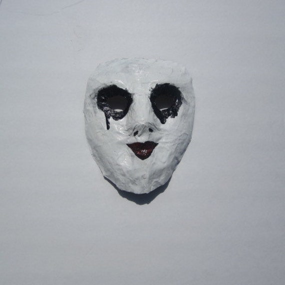 Items similar to Creepy Mask, Paper mache mask on Etsy