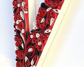 Quilled Wooden Letter/Alphabet