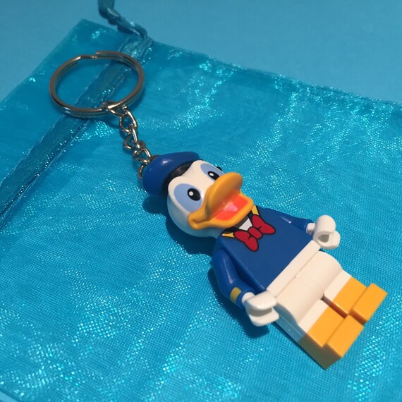 Lego Donald Duck keychain / keyring Disney Minifigure