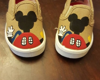 Mickey Mouse Clubhouse Handpainted children's shoes