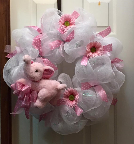 Baby Decoration Baby Girl Wreath Shower Gift Baby Girl