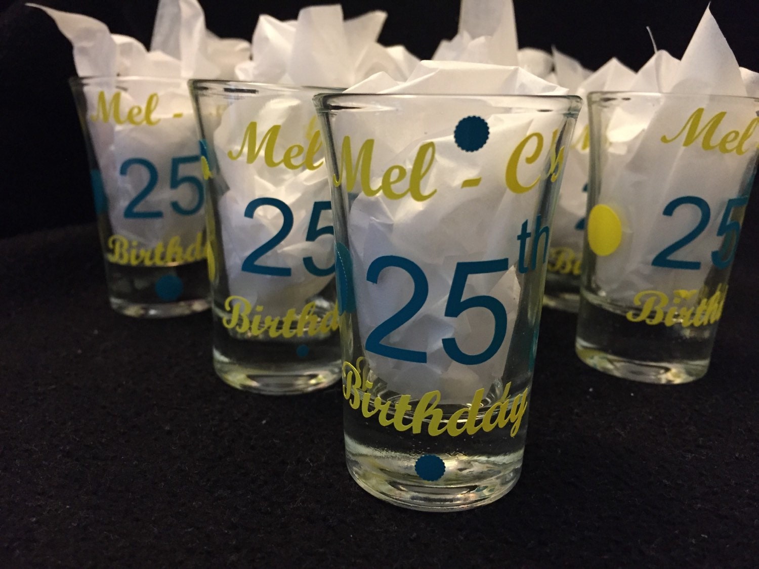 Birthday Shot Glasses. Birthday Party by OneSoulApparelGifts