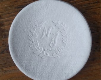 20 Personalized Clay Ring Dishes ~ Wedding Favors ~ Ring Bearer Bowl ~ Ring Bowl ~ Bridesmaids Gifts ~ Bridal Shower Favors ~ Save The Date