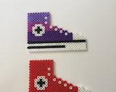 Items similar to 2 Converse Perler Bead on Etsy