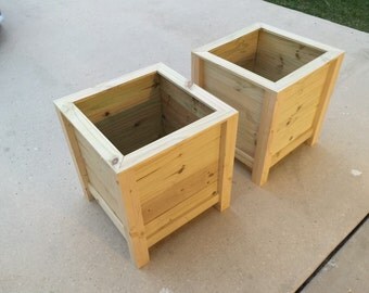 Handmade flower pots