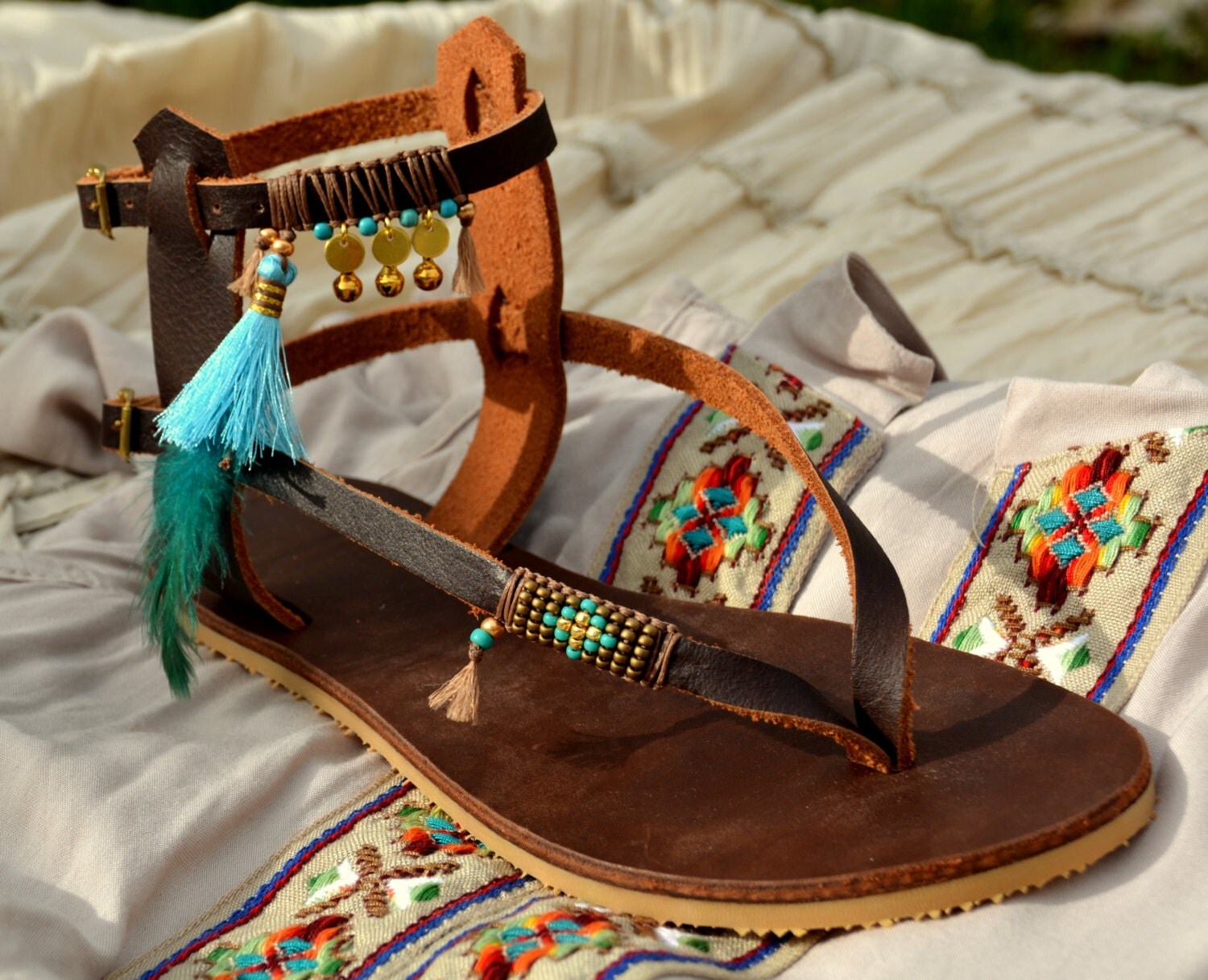 gladiator boho sandals
