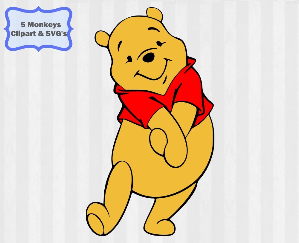 Download Winnie the Pooh SVG Winnie the Pooh Clip Art Pooh by 5StarClipart