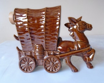 treacle glazed horse and cart decanter