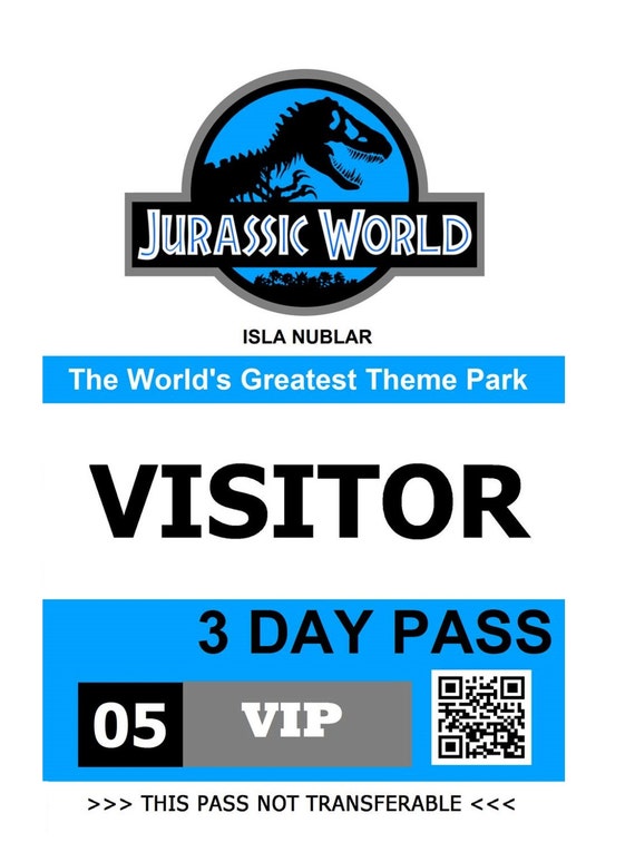 Pdf Jurassic World Vip Visitor Pass