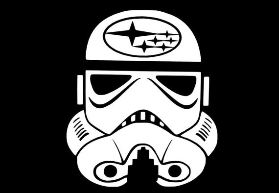 storm trooper window decal