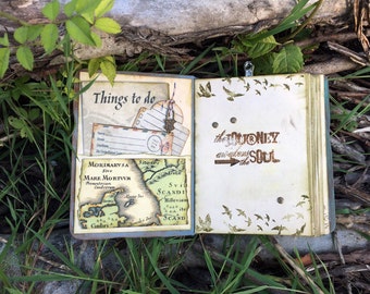 Personalized Travel journal, handmade book, Memory journal, journal