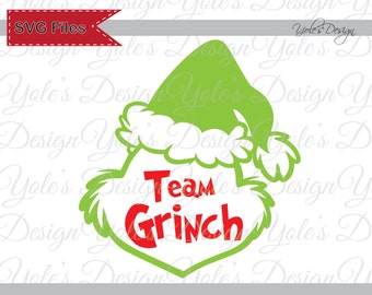 Download Grinch SVG Christmas Inspired Monogram Font NOT by YoleDesign
