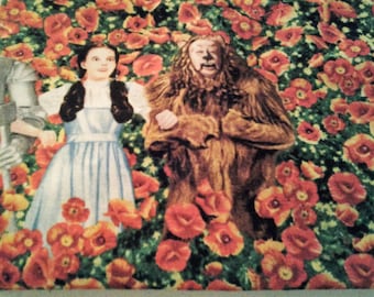 Wizard of Oz Fabric/Wizard of Oz Field of Poppies Fabric/ Sold By the Yard