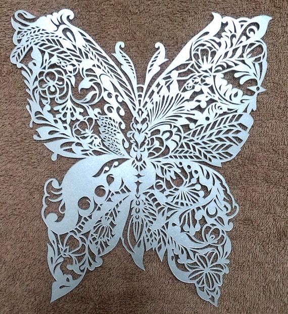 Items similar to butterfly paper cut, butterfly paper art, insect wall