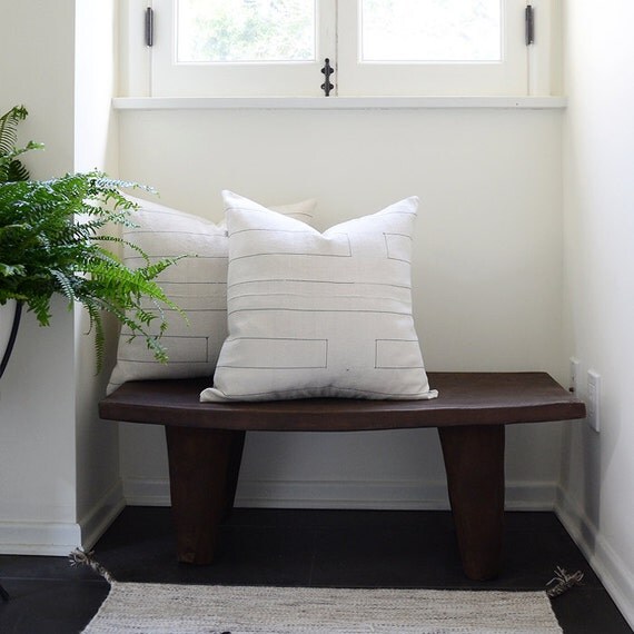 Vintage Linen Line Pillow Covers Various Sizes by MINImalist2015