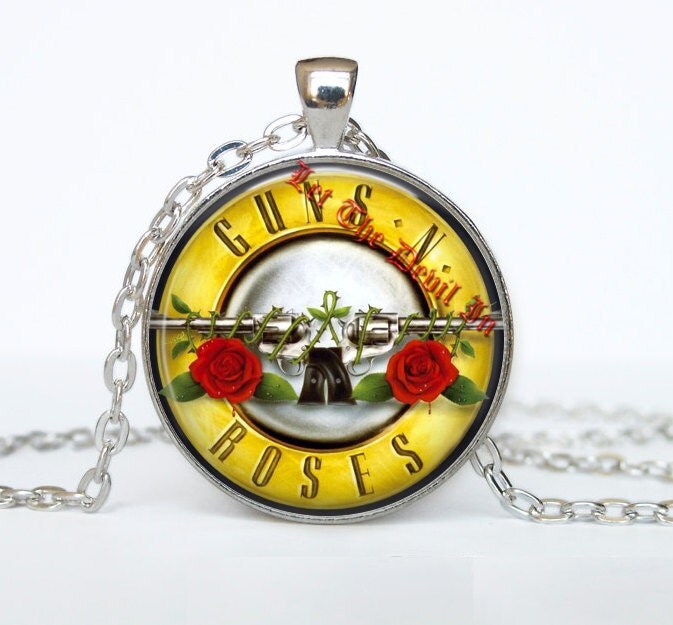 Guns N' Roses pendant classic rock necklace rock by EtsyDevil