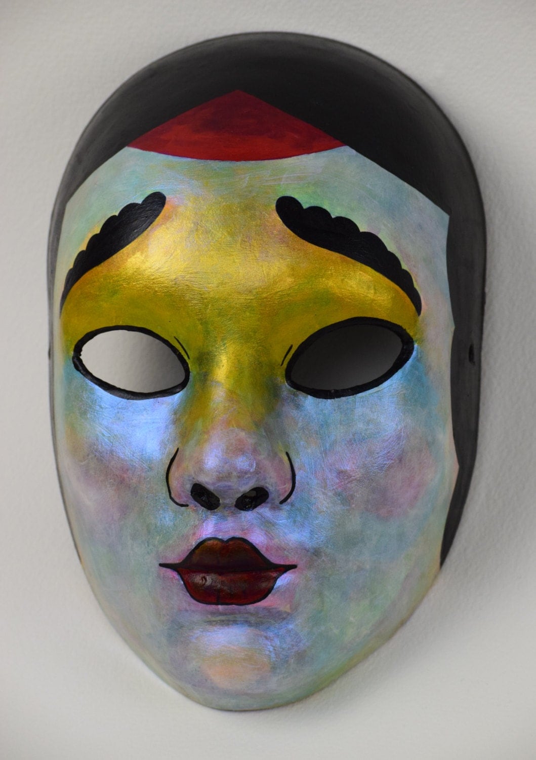 Blessed Child Hand Painted Mask Custom One of a Kind