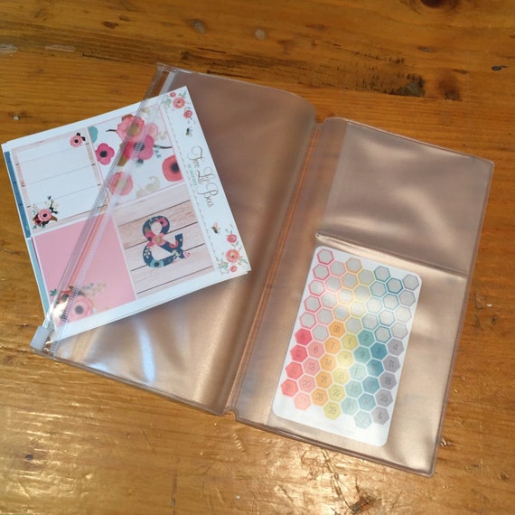 Personal Sized Plastic Sticker Holder