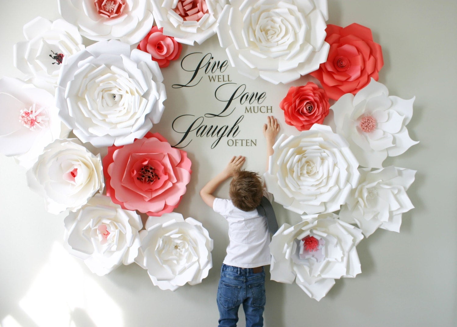 Giant Paper Flower Backdrop