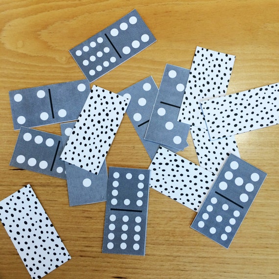 Double-Twelve Domino Card Set Game Toy Printable PDF