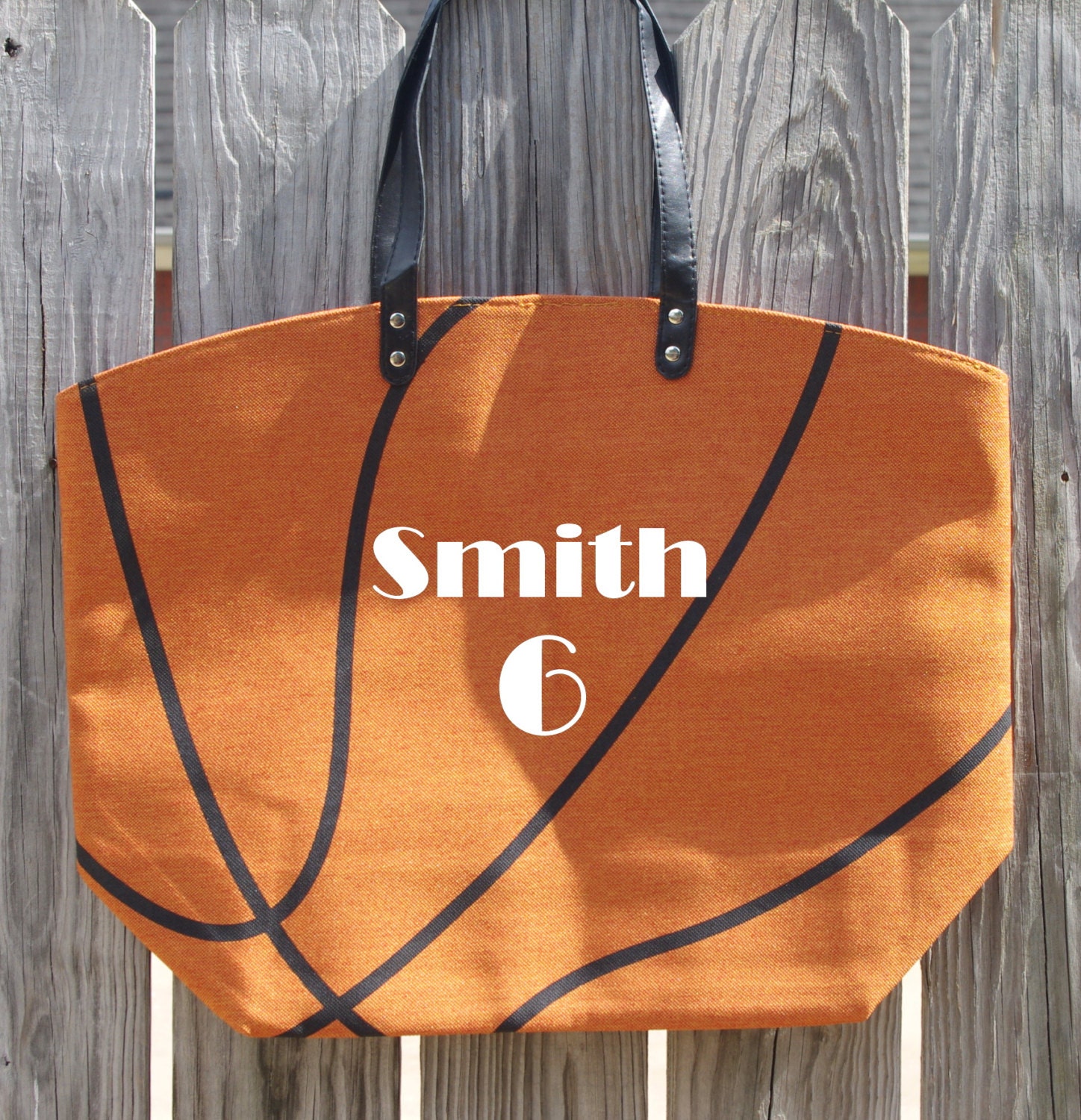Basketball Tote Bag