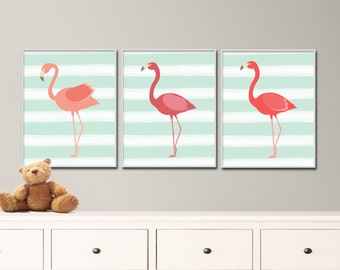 Flamingo nursery | Etsy