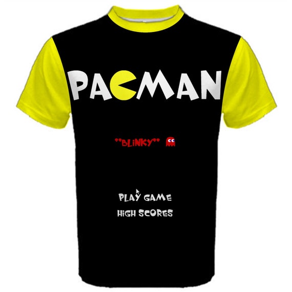 yellow pac man shirt