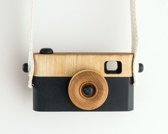 Wooden Toy Camera, Wooden Toys, Baby Birthday Gift, Toddler Birthday Gift, Nursery Decor, 1st birthday, Baby Shower gift, Kids Camera, Blue