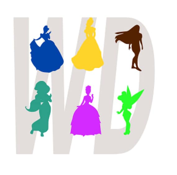 Download Disney Princess svg dxf eps cutting files for by ...
