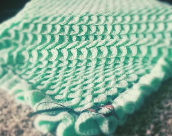 Crocodile Stitch Baby Blanket