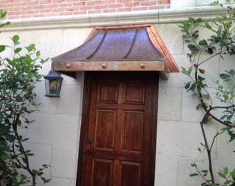 Cypress Sweep Copper Awning* by ClassicCopper.com