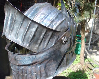 Unique knight helmet related items | Etsy