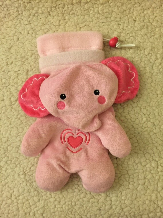 Pebble the pink Elephant chalk bag rock climbing bag