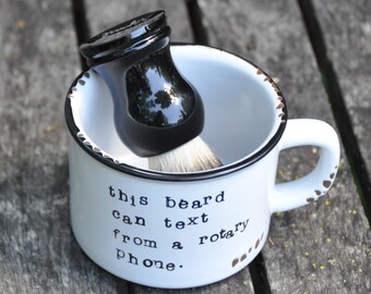 Shave bowl shaving bowl wet shaving mug shaving cup shaving soap shaving kit shaving set shave kit gift for men shave set custom beard mug
